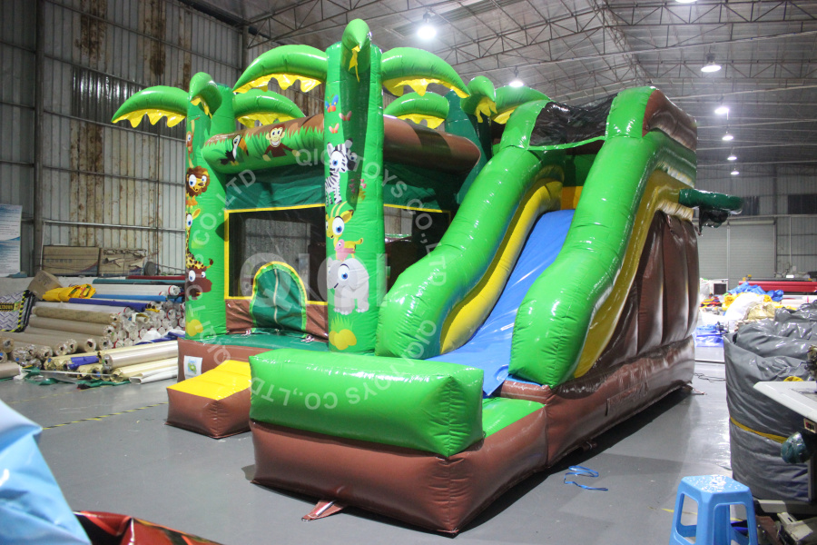 5 in 1 Jungle Jumping Castle Combo 